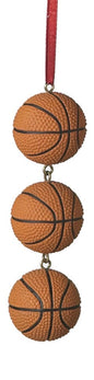Sports Ball Swag Ornament -  Basketball - Shelburne Country Store