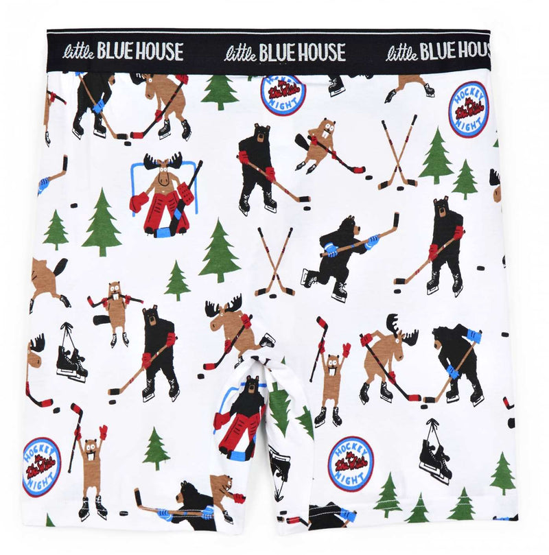 Hockey Night In The Wild Men's Boxer Brief - - Shelburne Country Store