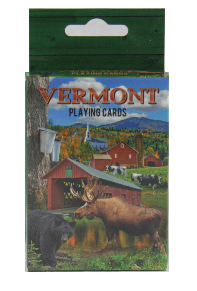 Vermont Collage Playing Cards - Shelburne Country Store
