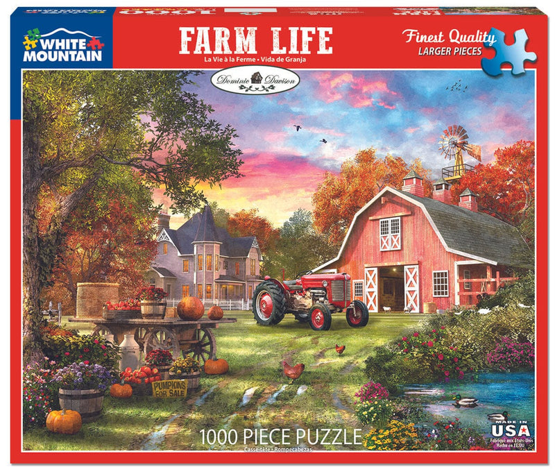 Farm Life - 1000 Piece Jigsaw Puzzle - Shelburne Country Store