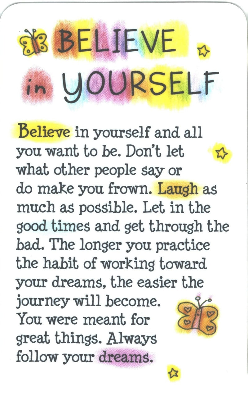 Believe in Yourself - Wallet Card - Shelburne Country Store