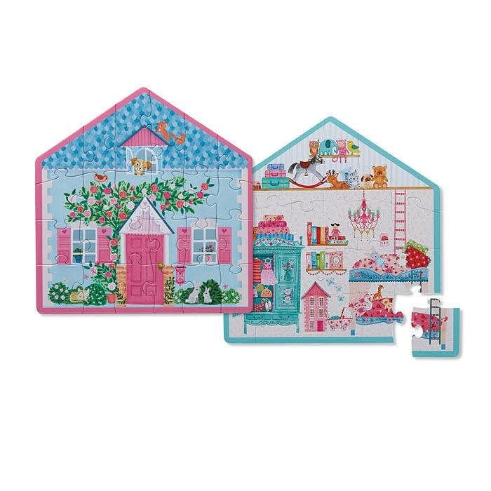 2 Sided Little House 24 Piece Puzzle - Shelburne Country Store