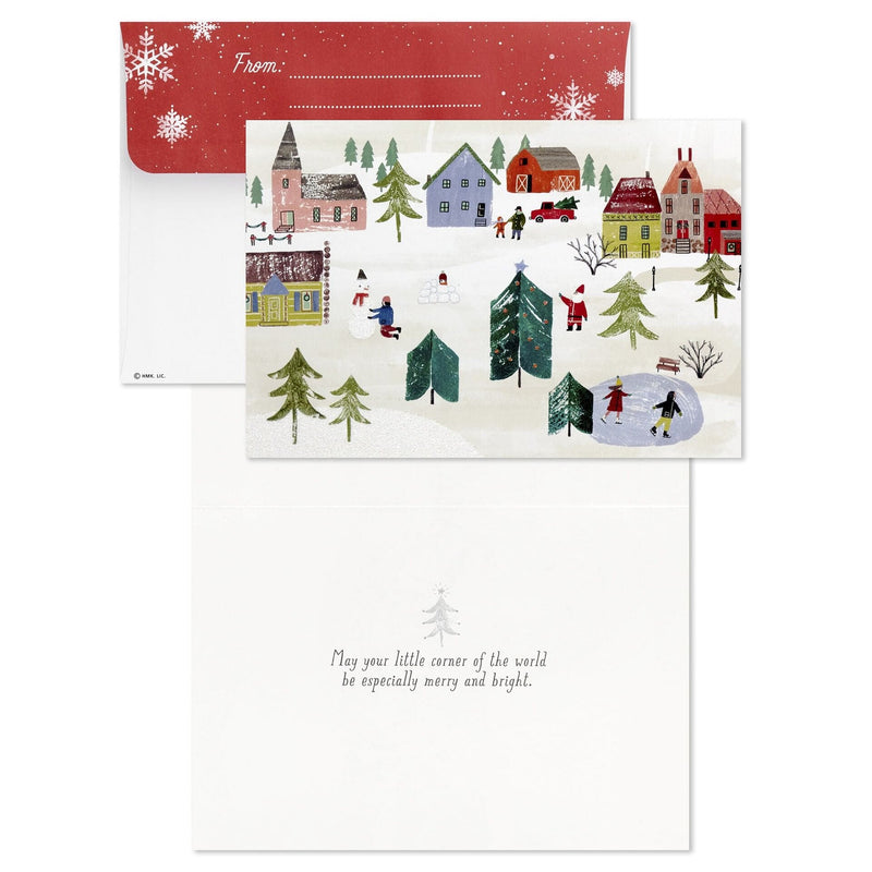 Winter Village Christmas Cards - Box of 10 - Shelburne Country Store