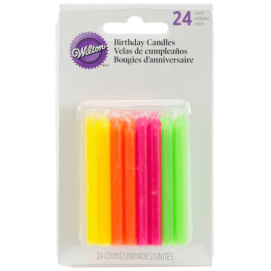 Celebration Hot Colors Birthday Candles - Shelburne Country Store