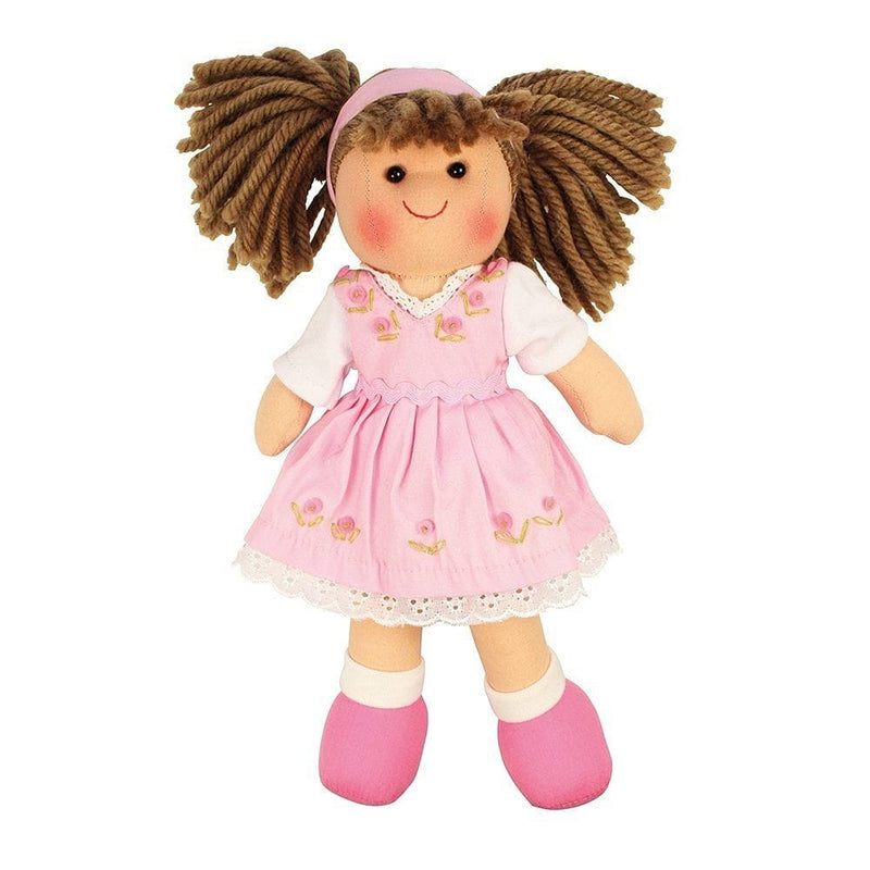 Rose 11 inch  Rag Doll Cuddly Toy - Shelburne Country Store