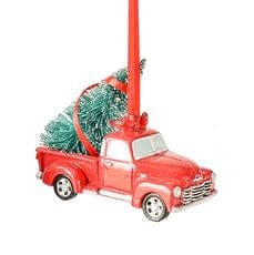 Truck With Christmas Tree Ornament - Shelburne Country Store