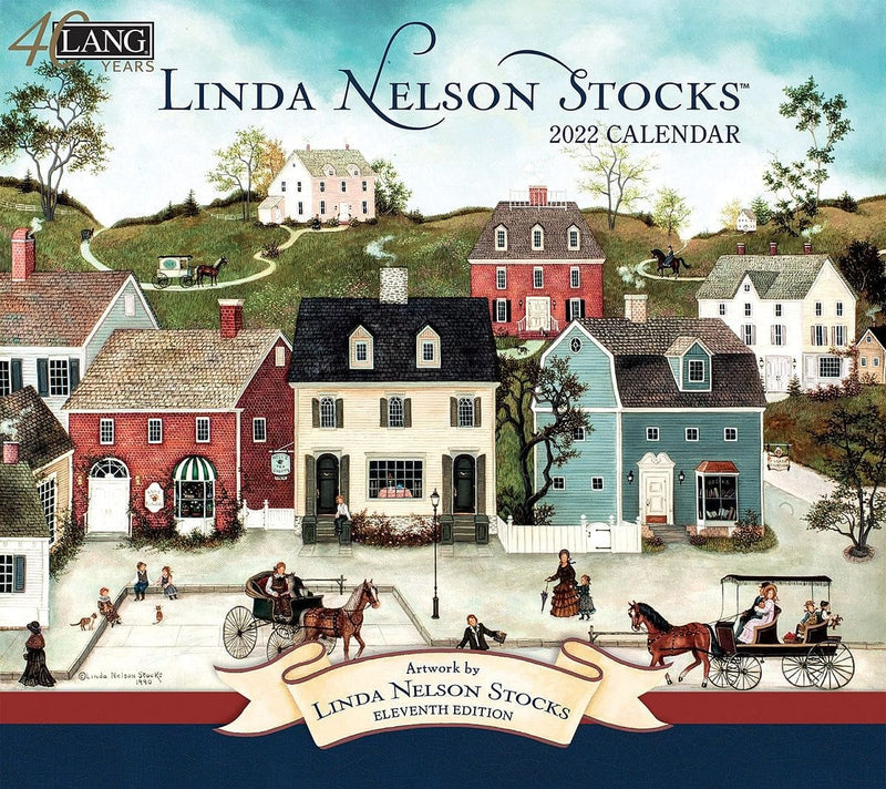 2022 Linda Nelson Stocks Wall Calendar - Shelburne Country Store