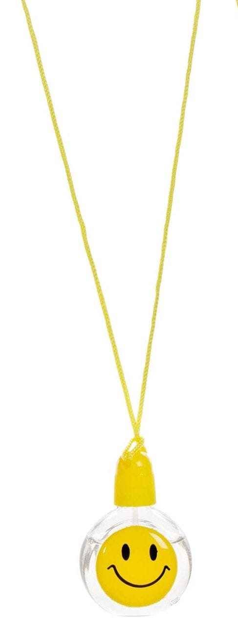 Smiley Face Bubble Necklace: Yellow - 1.75 x 2.5 inches - 1 piece - Shelburne Country Store