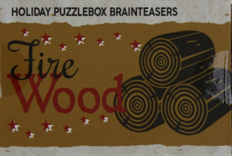 Holiday Puzzlebox Brainteaser - Firewood - Shelburne Country Store