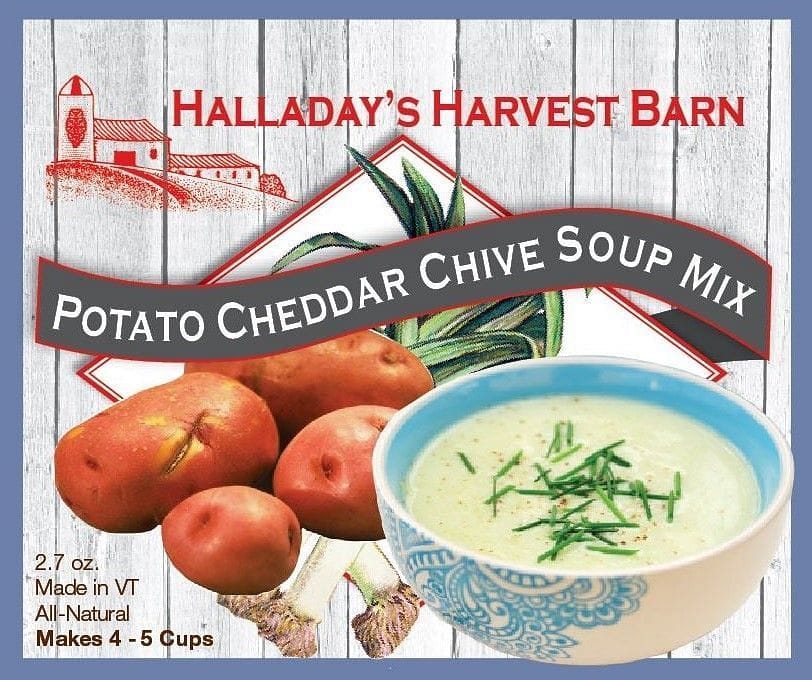 Halladays Potato Cheddar Chive Soup - Shelburne Country Store