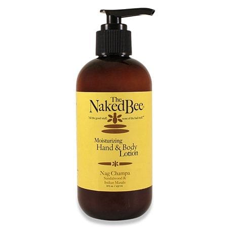 Naked Bee Hand & Body Lotion Pump - Nag Champa 8 Fl oz - Shelburne Country Store