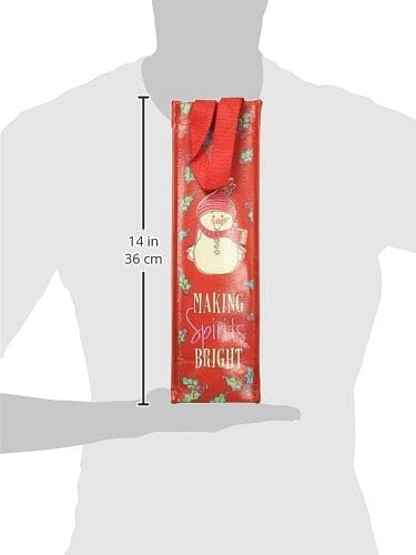 Snowpinions Making Spirits Bright Wine Bag - Shelburne Country Store
