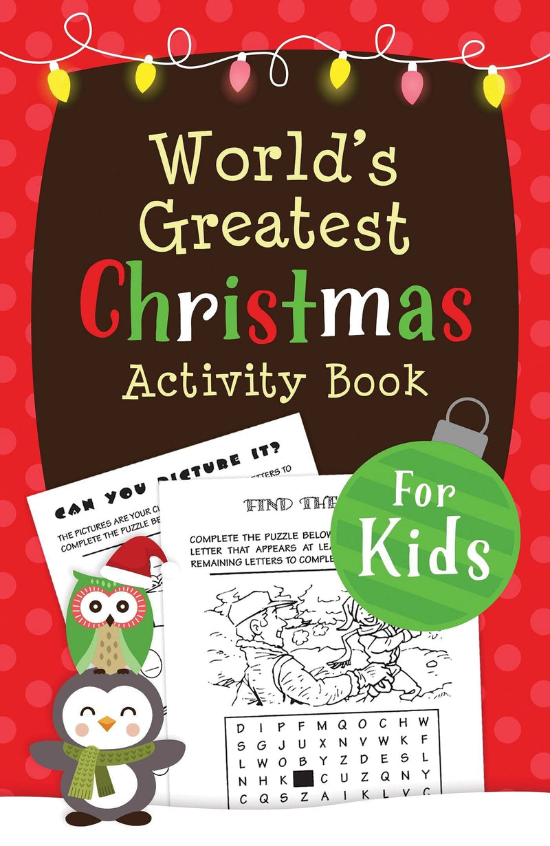 The World's Greatest Christmas Activity Book For Kids - Shelburne Country Store