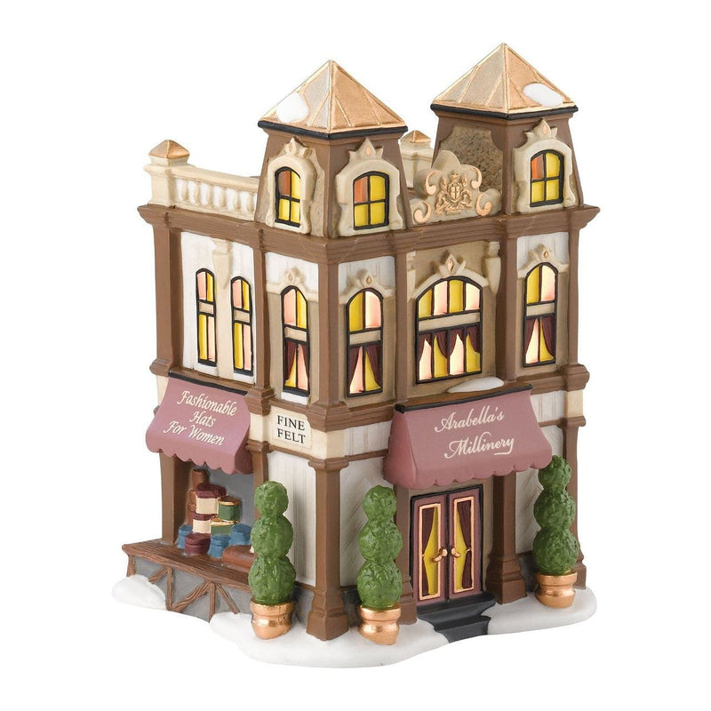 Department 56 Dickens' Village Arabella's Millinery - Shelburne Country Store