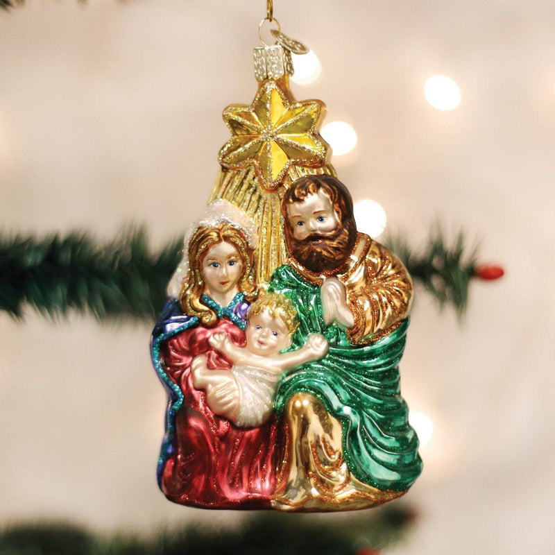 Holy Family Glass Ornament - 11 - Shelburne Country Store