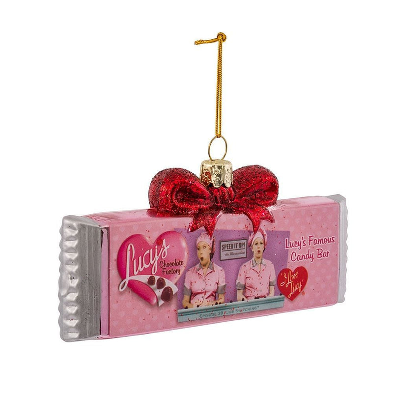 I Love Lucy Chocolate Bar Glass Ornament - Shelburne Country Store