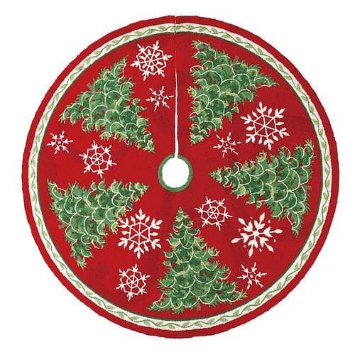Christmas Snowflakes Treeskirt - Shelburne Country Store
