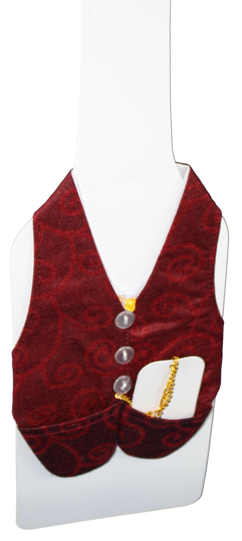 7.5 In. Fabric Wine Bottle Vest - - Shelburne Country Store