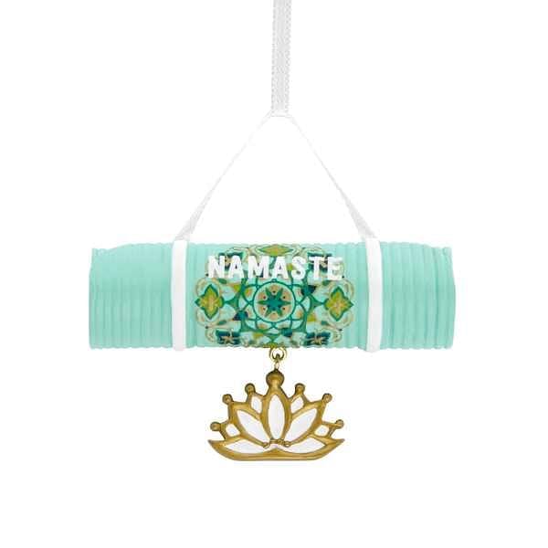Namaste Yoga Mat Ornament - Shelburne Country Store