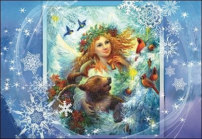 Wishing You Magic and Wonder  Christmas Boxed Christmas Cards - Shelburne Country Store