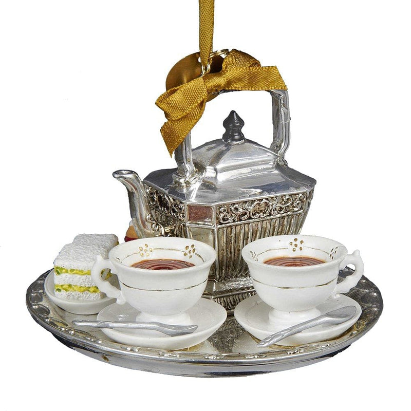 Downton Abbey Teapot Set Ornament - 4.13" - Shelburne Country Store
