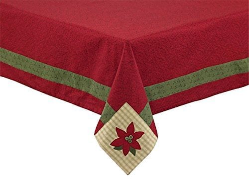 Park Designs Poinsettia Tablecloth - 60X84 - Shelburne Country Store