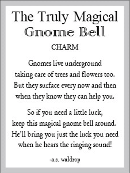 The Truly Magical Gnome Bell Charm - Shelburne Country Store