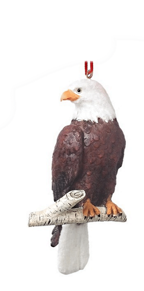Bald Eagle Ornament -  Perched - Shelburne Country Store