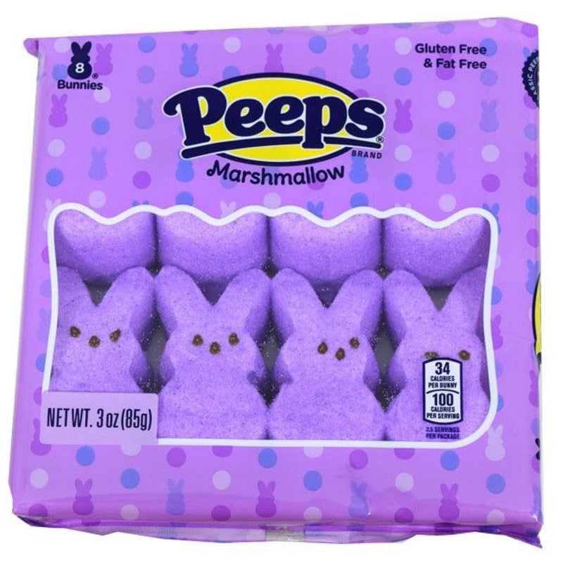 Peeps Lavender Marshmallow Bunnies - 8 Count - Shelburne Country Store