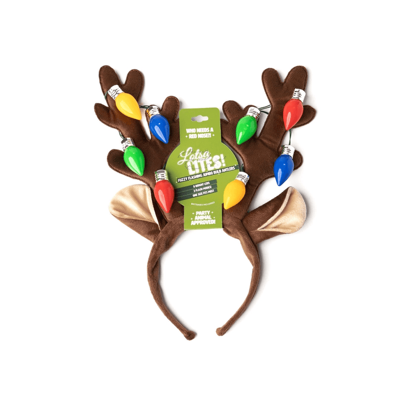 Christmas Reindeer Antler - Light Up Headband - Shelburne Country Store
