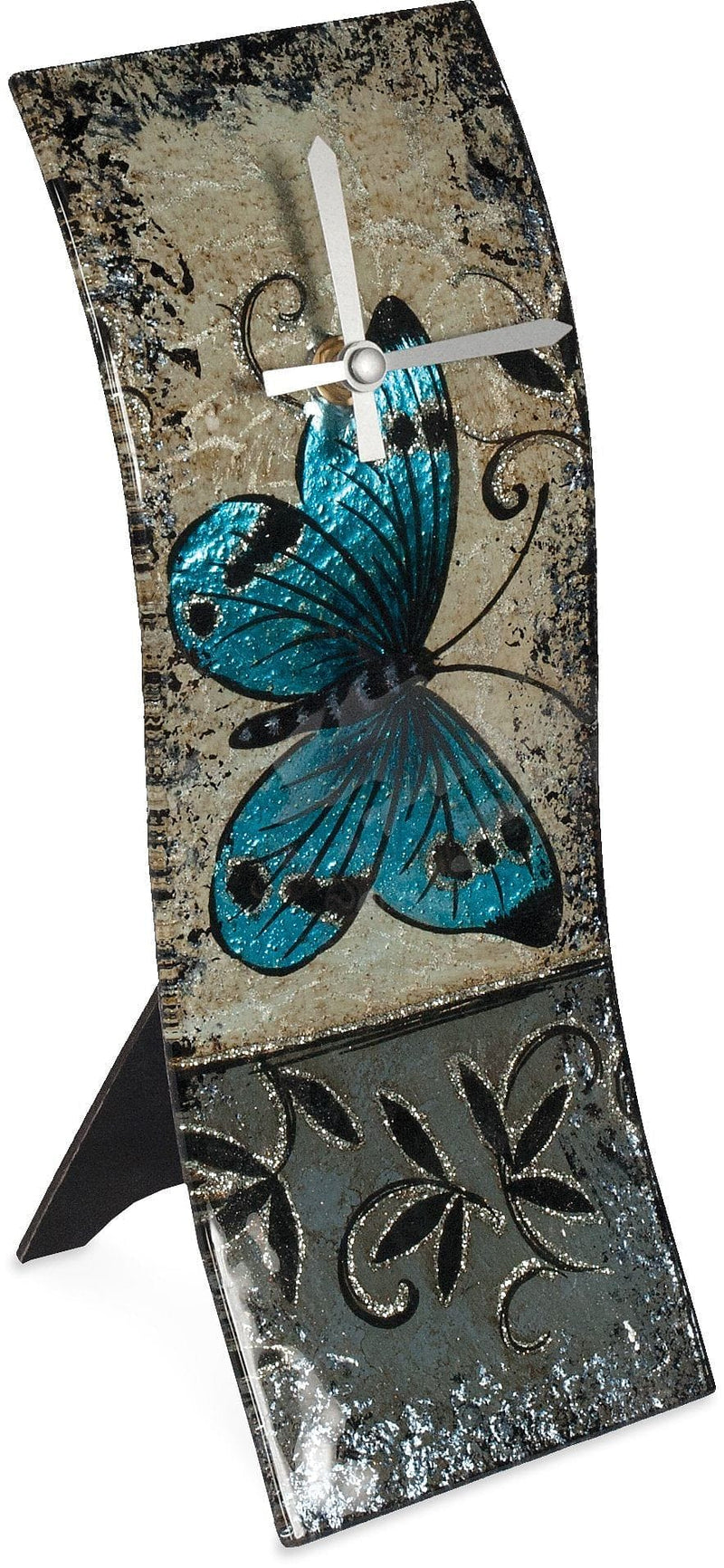 Blue Butterfly Clock - 11.5" - Shelburne Country Store