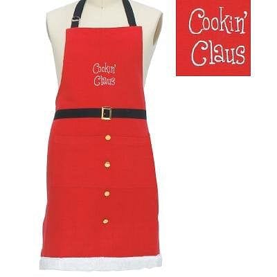 Cookin Claus Santa Christmas Adult Apron Kay Dee Designs - Shelburne Country Store