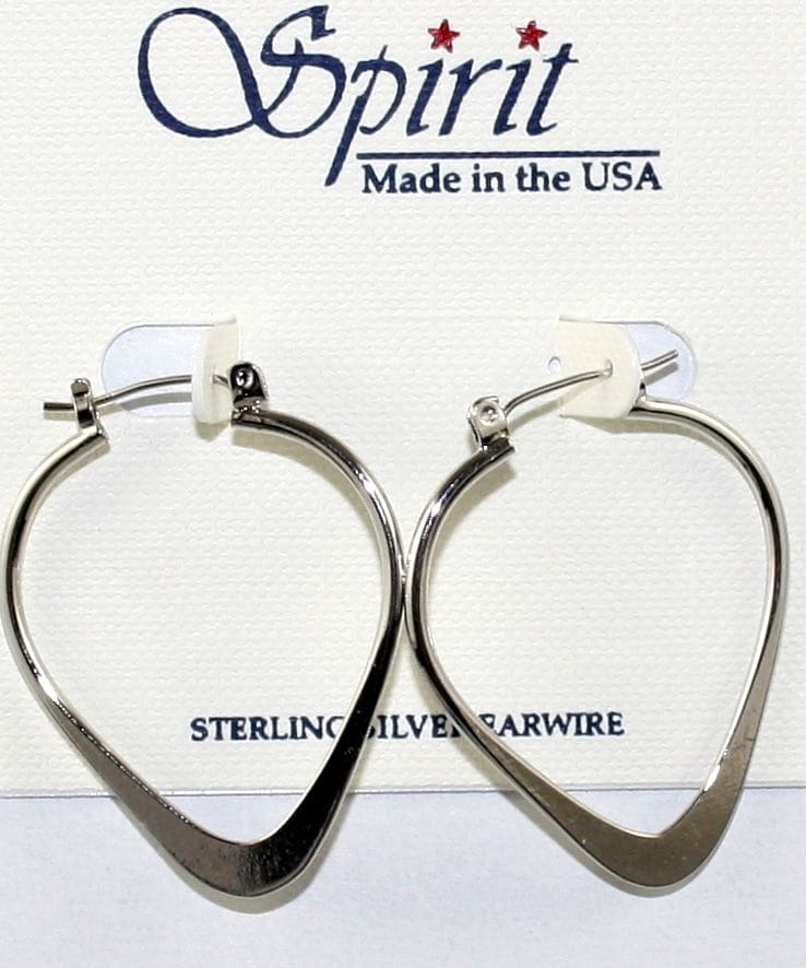 Large Olive Hoop Earrings - Shelburne Country Store