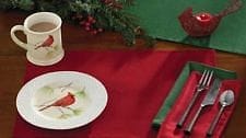 Holiday Elegance Table Runner - Red - 13x36 - Shelburne Country Store