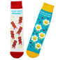 Bacon and Eggs Better Together Funny Crew Socks - Shelburne Country Store