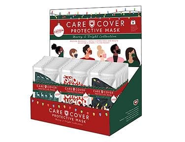 Merry & Bright Care Cover Adult Protective Masks - Shelburne Country Store