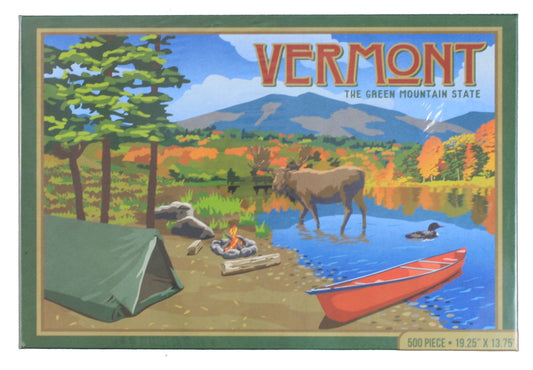 Vermont Camp Scene 500 Piece Puzzle - Shelburne Country Store
