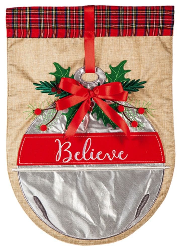Christmas Believe Bell Garden Flag - Shelburne Country Store