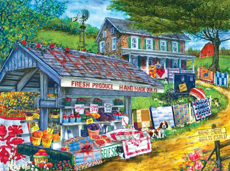 Handmade Quilts - 1000 Piece Puzzle - Shelburne Country Store