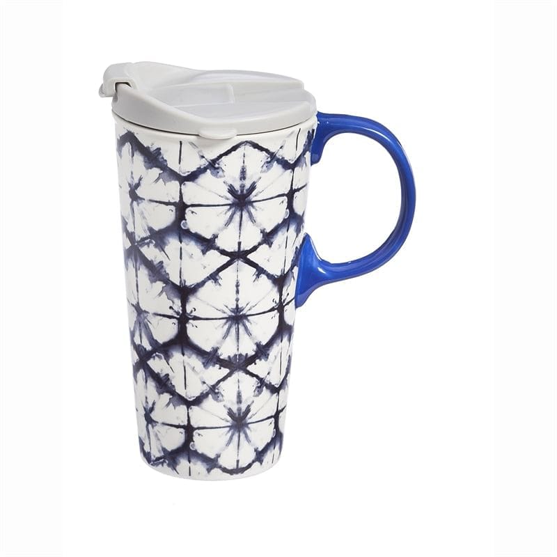 Ceramic Perfect Cup w/Box, 17 oz., Shibori - Shelburne Country Store