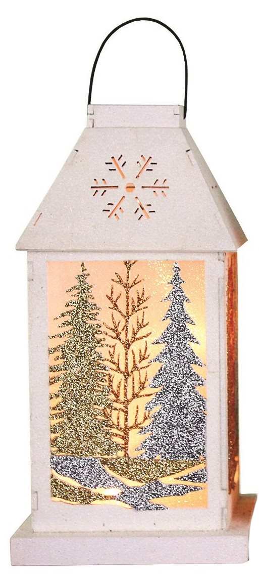 Laser Cut 10 inch Lantern - Forest - - Shelburne Country Store