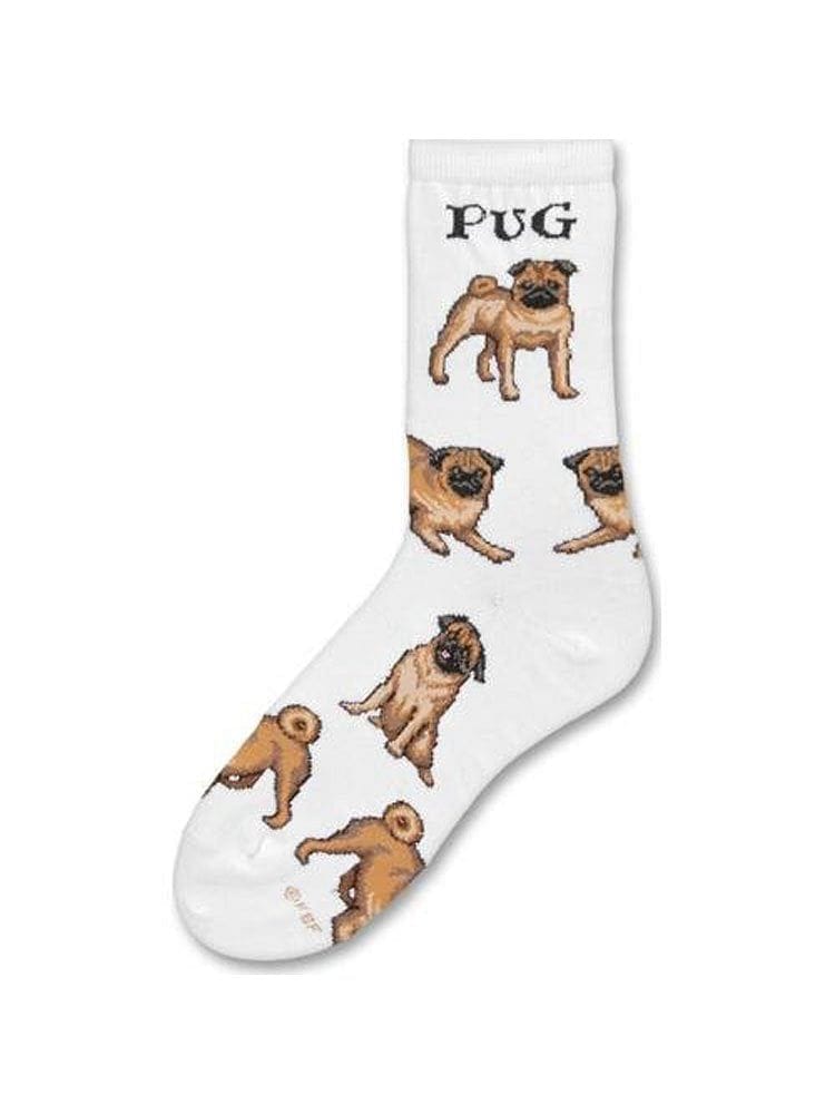Pug Poses Socks - Medium - Shelburne Country Store