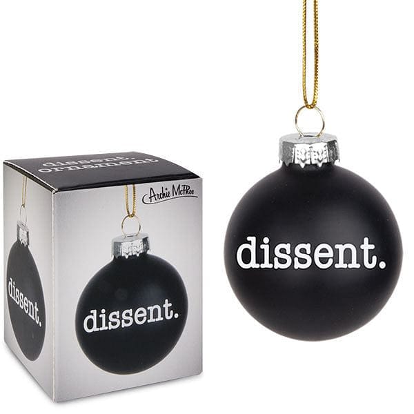 Dissent Glass  Ornament - Shelburne Country Store