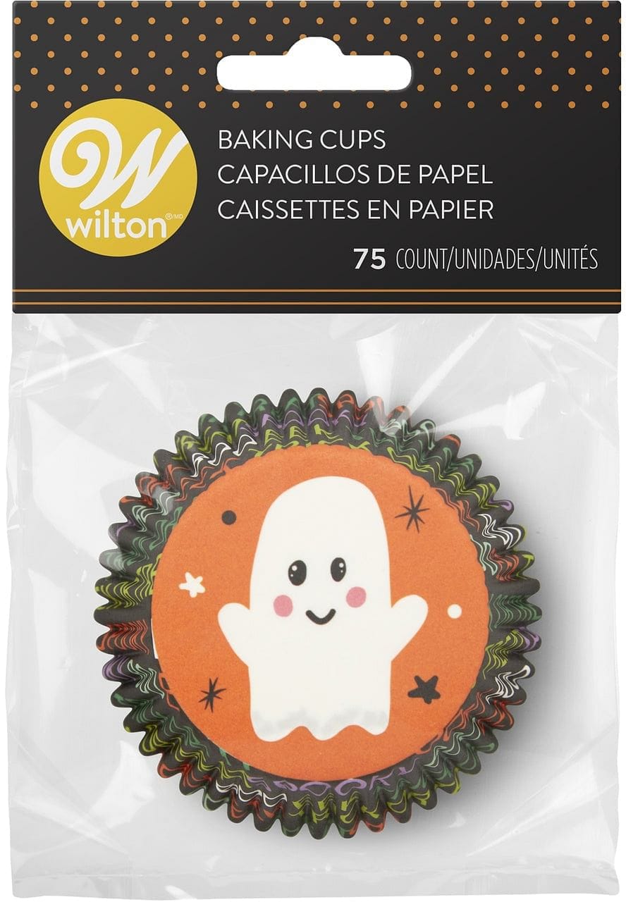 Halloween Baking Cups - The Ghost - 75 Count - Shelburne Country Store