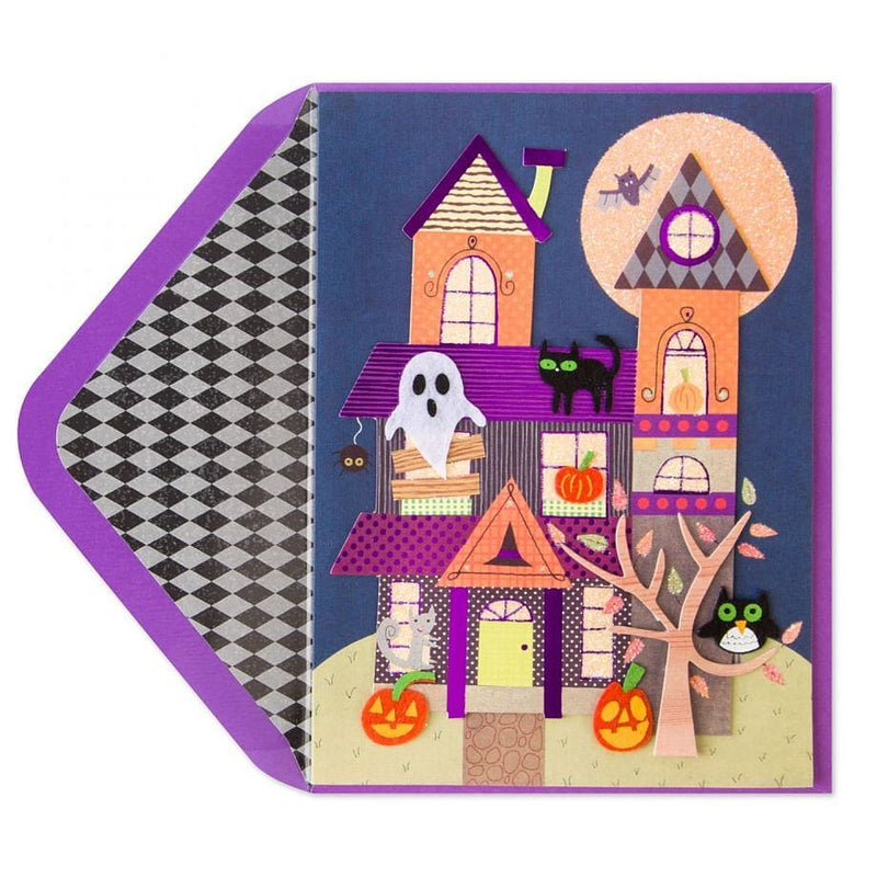 Whimsy Haunted House Halloween Card - Shelburne Country Store