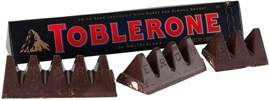 Toblerone Swiss Dark Chocolate with Salted Caramelized Almonds & Honey - Shelburne Country Store
