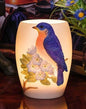 Bluebird on Cherry Night Lamp - Shelburne Country Store