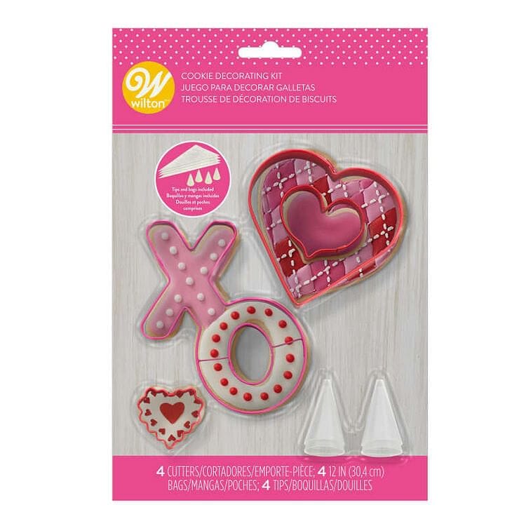 Valentine's Day Cookie Decorating Kit - 12 Piece - Shelburne Country Store