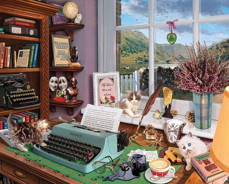 Writer's Desk - 1000 Piece Jigsaw Puzzle - Shelburne Country Store