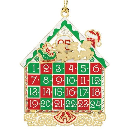 Metal Classic Advent Calendar Ornament - Shelburne Country Store
